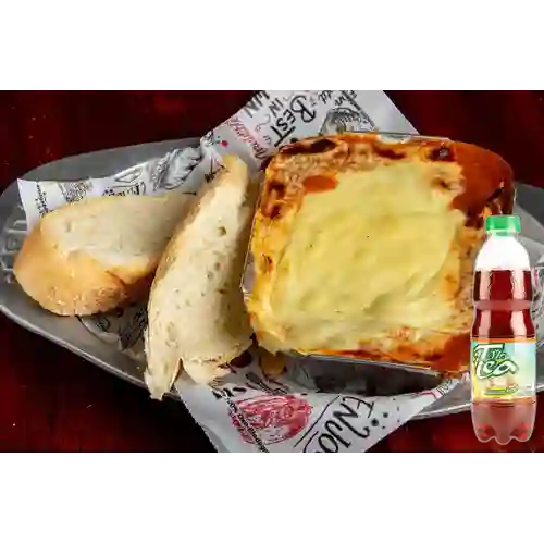 Combo Lasaña Mixta + Mr Tea Durazno 600 ml