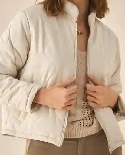 Chaqueta Beige Arenilla Claro Talla L 623G209 Esprit