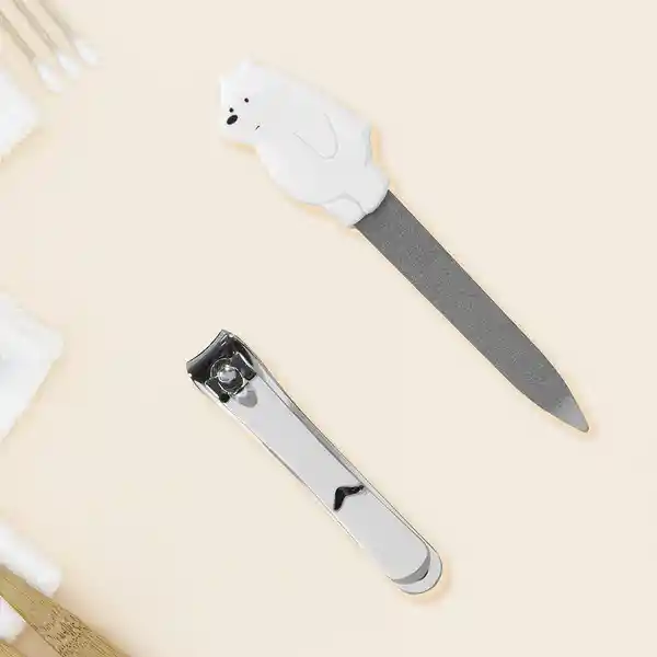 Set de Manicure Osos Escandalosos Oso Polar Miniso