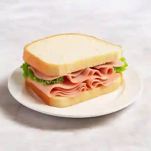 Sándwich solo jamón