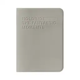 Miniso Porta Pasaporte Gris Pequeño