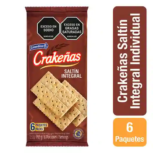 Crakeñas Saltin Integral 6pack