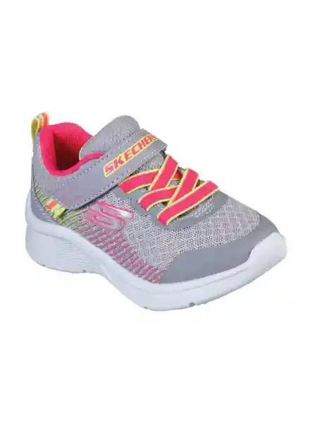 Skechers Tenis Microspec Niña Gris 6