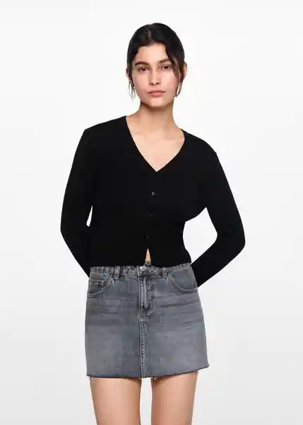 Cardigan Mili Negro Talla 20 Niños Mango