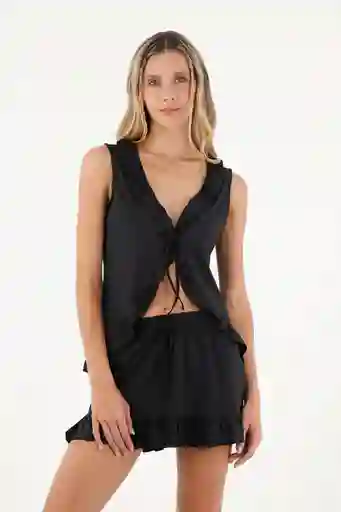 Top Amanecer Negro Talla 02 M