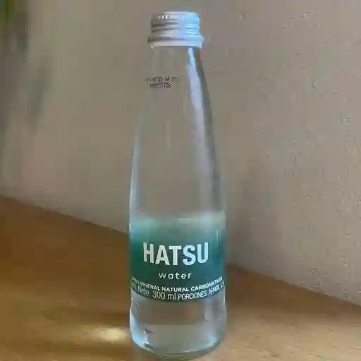 Agua hatsu con gas