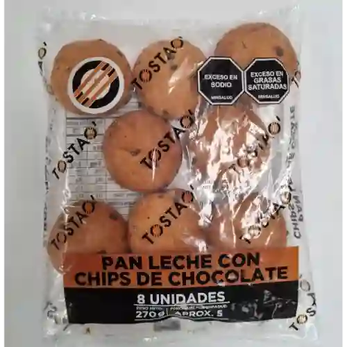 Pan Choco Chips por 8 Unidades