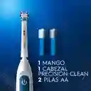 Oral-B Power Cepillo de Dientes Eléctrico Cabezal Redondo Precision Clean Blanco