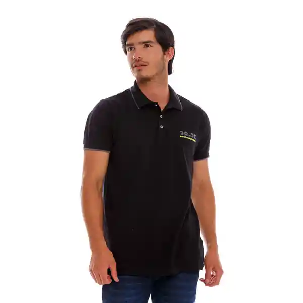 Marithé Francois Girbaud Polo Manga Corta Negra Talla M