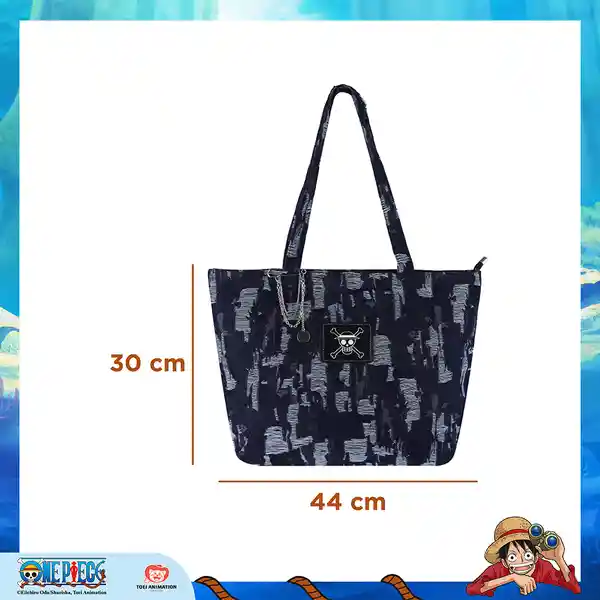 Bolso Tote Maxi Tipo Denim Serie One Piece Miniso