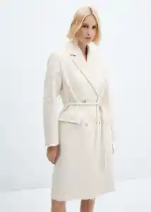 Abrigo Cuco Crudo Talla 18 Mujer Mango