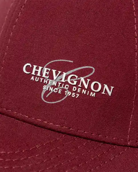 Gorra CH1 Rojo Malbec Ultraoscuro Talla M Chevignon