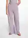 Pantalón Highp Rosa Pastel Talla 22 Teen Niñas Mango