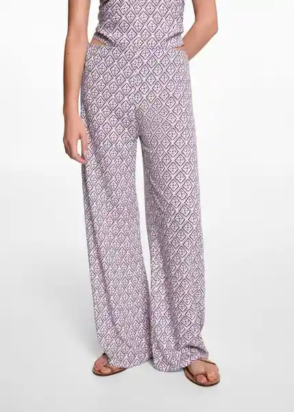 Pantalón Highp Rosa Pastel Talla 22 Teen Niñas Mango