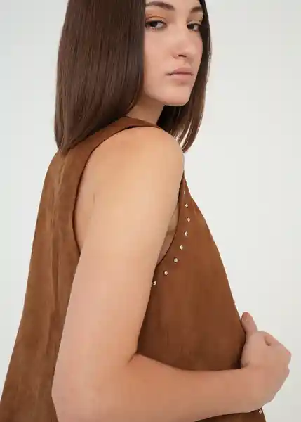 Chaqueta Café Tostado Mujer Talla L 429G028 Naf Naf