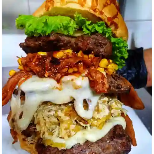 Hamburguesa Trifásica Triple Carne