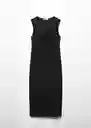 Vestido Fertinam Negro Talla L Mujer Mango