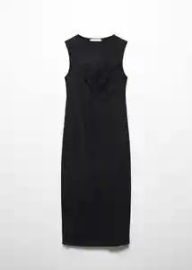 Vestido Fertinam Negro Talla L Mujer Mango