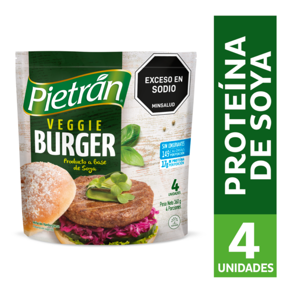Pietran Hamburguesa Vegetariana Veggie Burger 360g