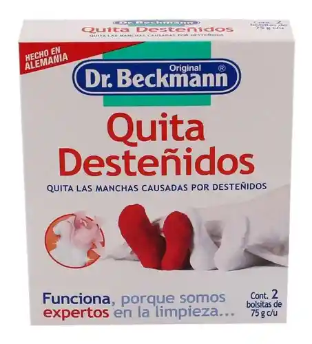 Dr Beckmann Home Quitamanchas Desteñidos 2 Bolsas 75 G