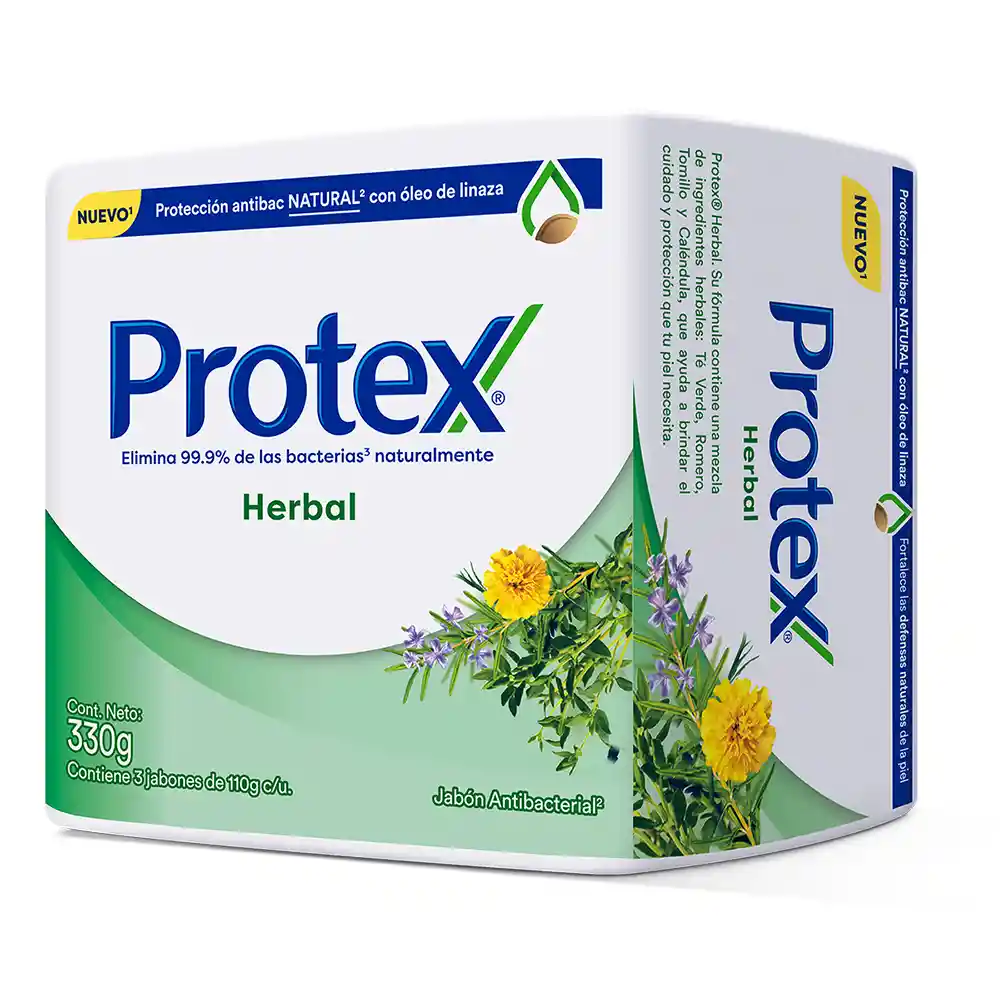 Protex Jabón Antibacterial Herbal