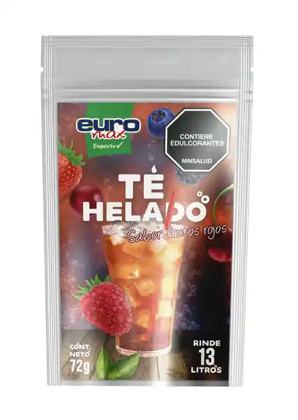 Euromax té Instantáneo Frutos Rojos