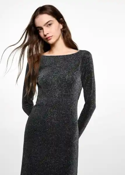 Vestido Bego Negro Talla 18 Teen Niñas Mango