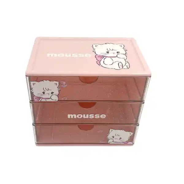 Organizador Con Cajones Serie Mikko Mousse Miniso