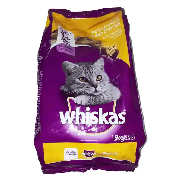 Whiskas Comida para Gato Pollo y Leche