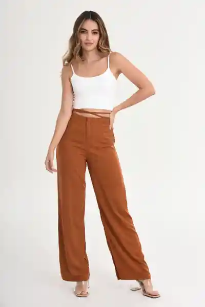 Ragged Pantalón Egipto Color Cafe Caramelo Talla 8