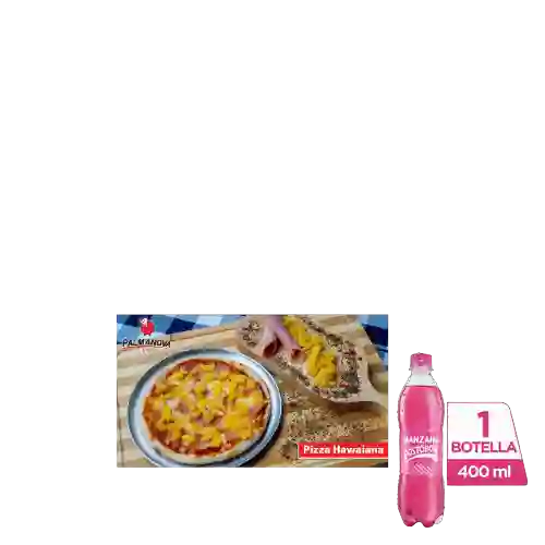 Combo Pizza Hawaiana + Postobón Manzana 400 ml