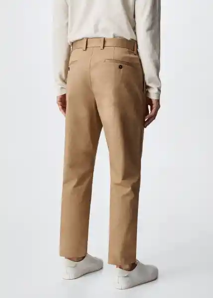 Pantalón Etna Camel Talla 42 Hombre Mango