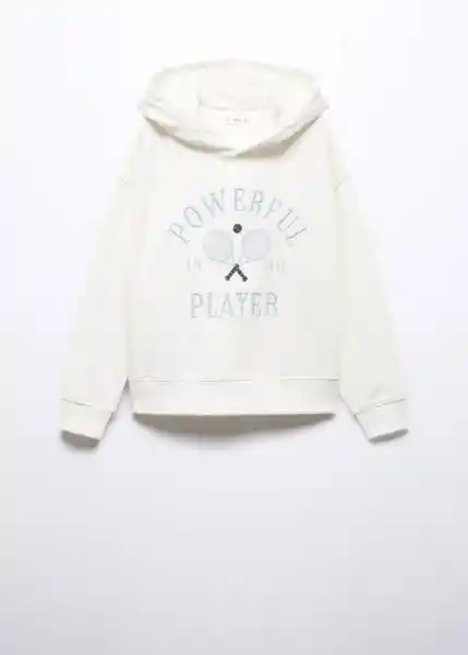 Buzo Sudadera Player Off White Talla 06 Niña Mango