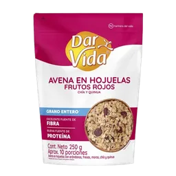 Dar Vida Avena Hojuelas Arándanos Fresas Mora