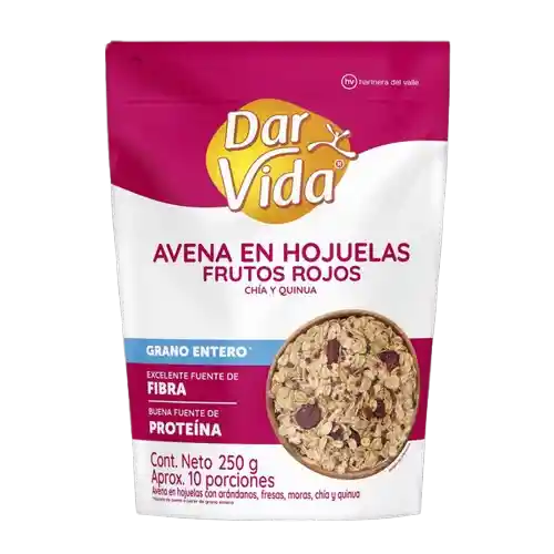 Dar Vida Avena Hojuelas Arándanos Fresas Mora