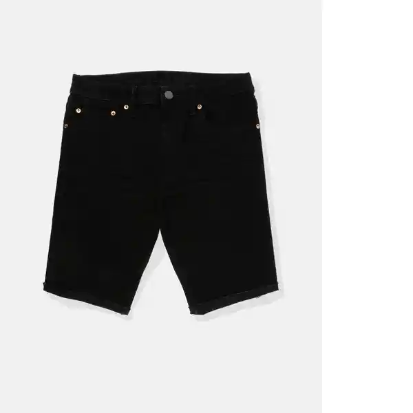 Bermuda Hombre Negro Talla: 34 American Eagle