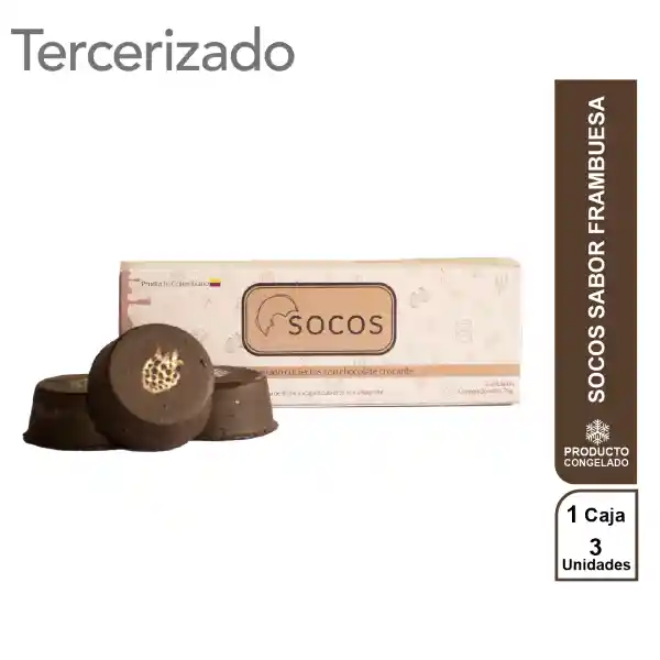 Socos Helado Sabor Frambuesa