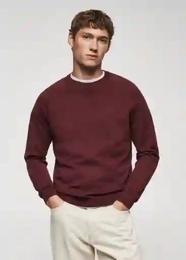 Jersey Ten Burdeos Talla XXL Hombre Mango