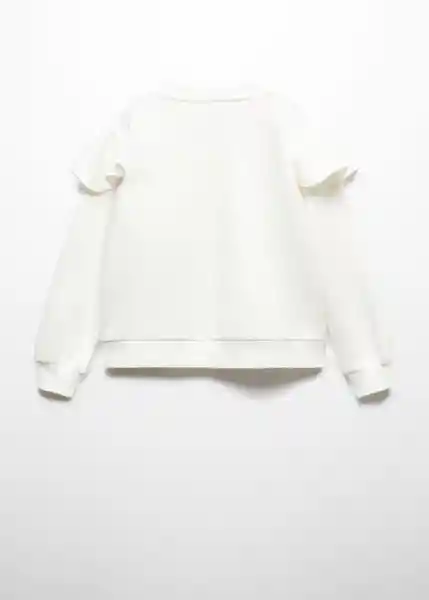 Buzo Sudadera Cord Off White Talla 12 Niña Mango