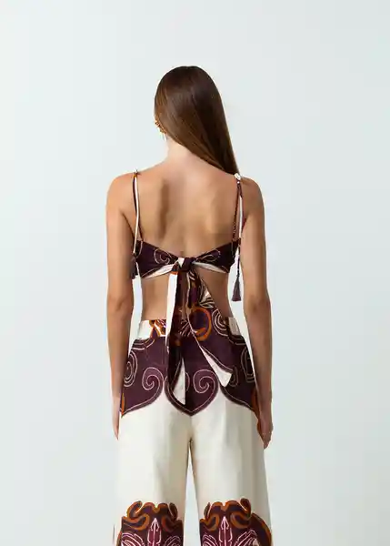 Camisa Margarita Mujer Crudo Novia Claro T M 412G315 Naf Naf