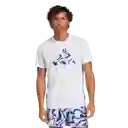 Adidas Camiseta Manga Corta Run it Bl Tee M Hombre Blanco T.S