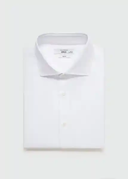 Camisa Masnou Blanco Talla L Hombre Mango