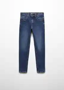 Jean Slim Tejano Oscuro Talla 06 Niños Mango