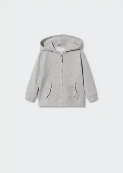 Sudadera Queen Gris Medio Vigore Talla 70 Niñas Mango