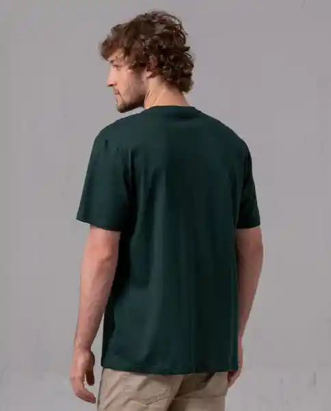 Camiseta Hombre Verde XXL 109F104_VER195513 Rifle