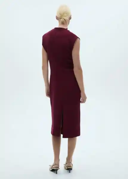 Vestido Gante Granate Talla XS Mujer Mango