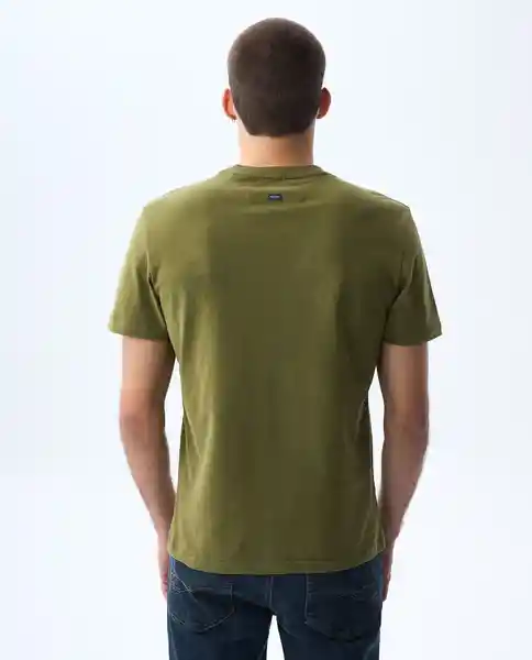 Camiseta Hombre Verde Talla L 841G002_VER180527 Americanino