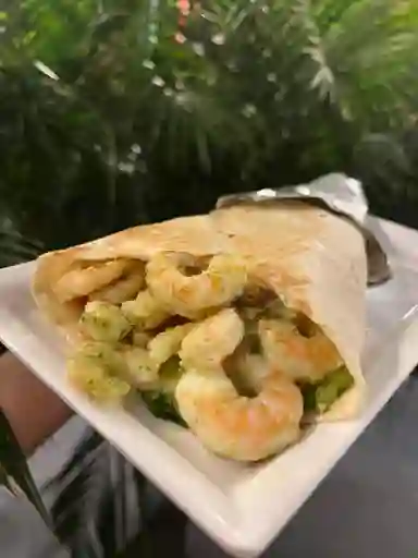 Tortilla con Camarón