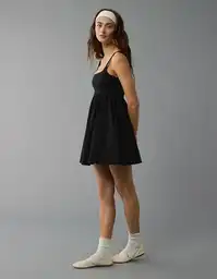 Vestido Mujer Negro Talla: MEDIUM 8154001 American Eagle