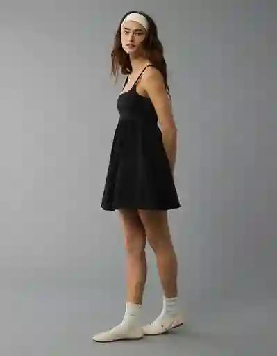 Vestido Mujer Negro Talla: MEDIUM 8154001 American Eagle